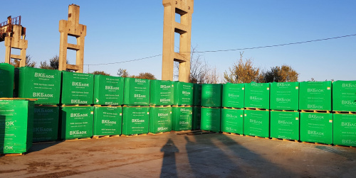 Пеноблоки стеновые ВКБлок 625х350х250, D500